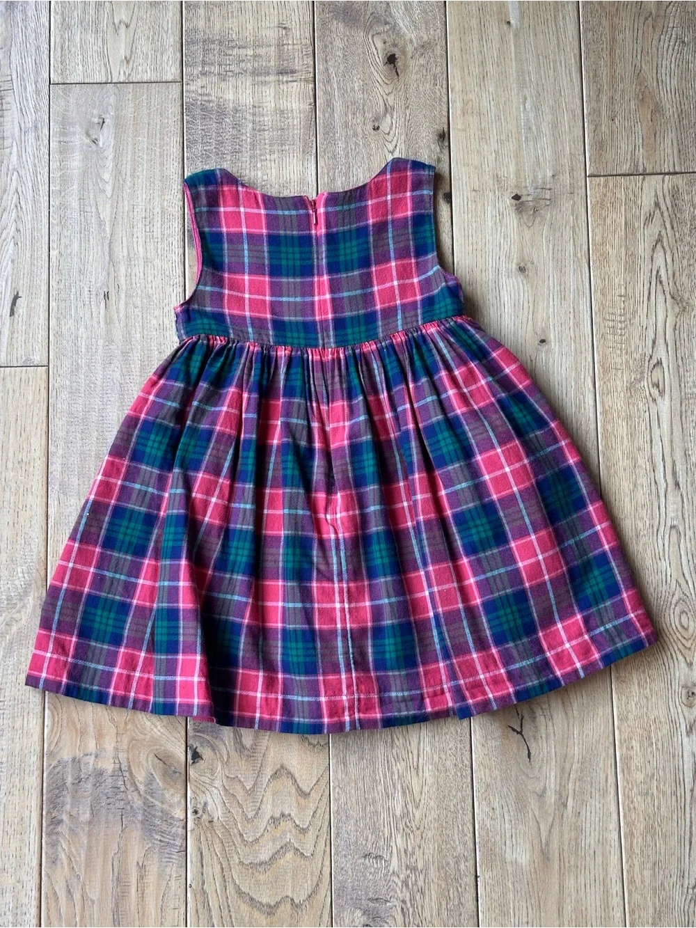 Mini Boden Sleeveless Plaid Dress size 2-3